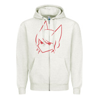 Oatmeal Heather Aphmau Sketch Zipper Hoodie - artisFamous