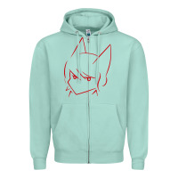 Seafoam Aphmau Sketch Zipper Hoodie - artisFamous