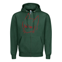 Sports Green Aphmau Sketch Zipper Hoodie - artisFamous