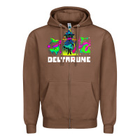 Chestnut Deltarune Zipper Hoodie - artisFamous