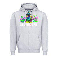 Heather Grey Deltarune Zipper Hoodie - artisFamous
