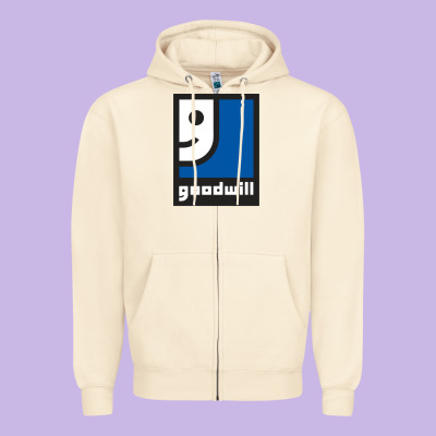 Goodwill Zipper Hoodie Designed By Artisfamous