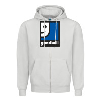Dove Grey Goodwill Zipper Hoodie - artisFamous
