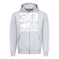 Heather Grey 30 years of diy 924 gilman streets Zipper Hoodie - artisFamous