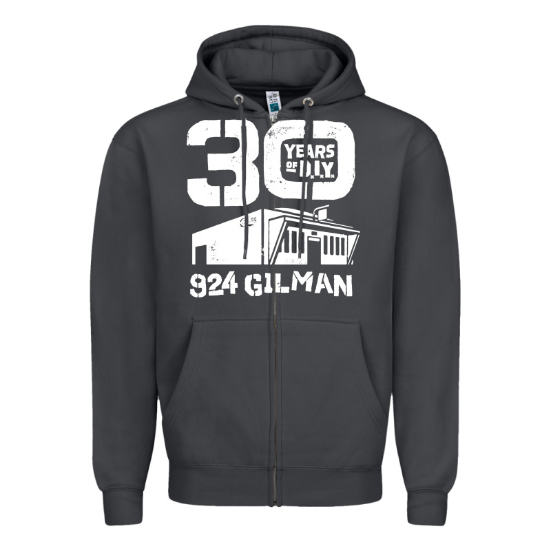 30 Years Of Diy 924 Gilman Streets Zipper Hoodie by artisFamous | Teevron