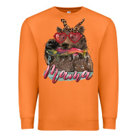 Carrot Mother's Day Glasses Leopard Bandana Mama Bear Hunting Fish Premium Sweatshirt - RanaPortraitStore