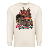 Mother's Day Glasses Leopard Bandana Mama Bear Hunting Fish Premium Sweatshirt | Teevron