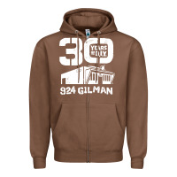Chestnut 30 years of diy 924 gilman streets Zipper Hoodie - artisFamous