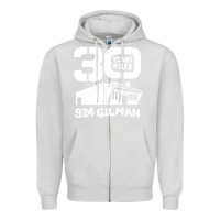 Dove Grey 30 years of diy 924 gilman streets Zipper Hoodie - artisFamous