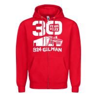 Red 30 years of diy 924 gilman streets Zipper Hoodie - artisFamous