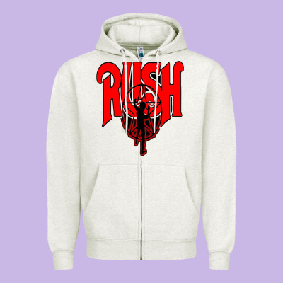 Rush Zipper Hoodie Designed By Artisfamous