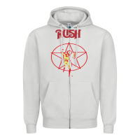 Dove Grey rush Zipper Hoodie - artisFamous