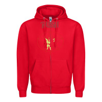 Red rush Zipper Hoodie - artisFamous