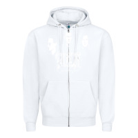 White rush Zipper Hoodie - artisFamous