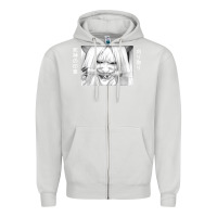 Dove Grey reaper death Zipper Hoodie - artisFamous
