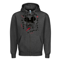 Charcoal Heather the growlers Zipper Hoodie - artisFamous