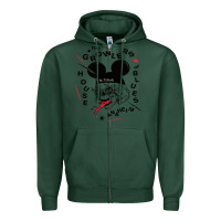Sports Green the growlers Zipper Hoodie - artisFamous
