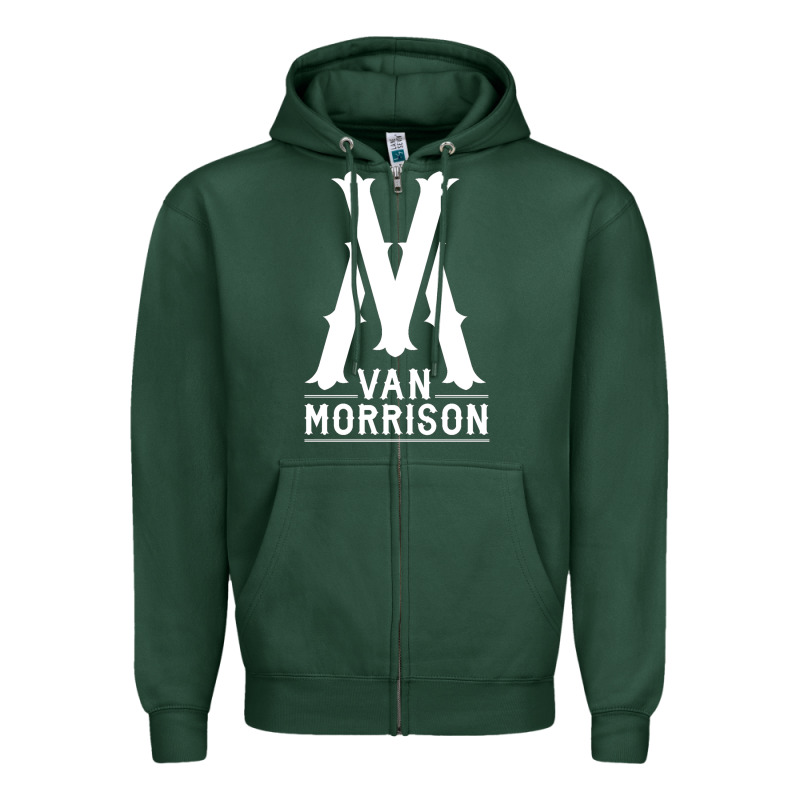 Van Morrison Music Zipper Hoodie by artisFamous | Teevron