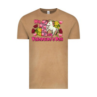 Vintage Camel My first valentine's day unicorn Vintage Tee - FaDigitalArtStudio