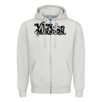 Dove Grey Van Morrison Music Zipper Hoodie - artisFamous