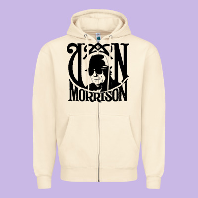 Van Morrison Music Zipper Hoodie Designed By Artisfamous