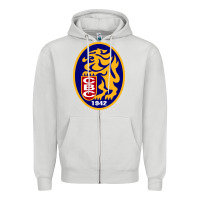 Dove Grey leones del caracas Zipper Hoodie - artisFamous