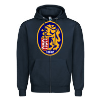 Navy leones del caracas Zipper Hoodie - artisFamous