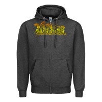 Charcoal Heather Van Morrison Music Zipper Hoodie - artisFamous