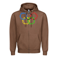 Chestnut winter olympics Zipper Hoodie - artisFamous