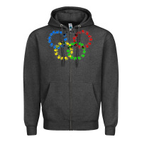 Charcoal Heather winter olympics Zipper Hoodie - artisFamous