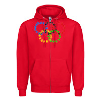 Red winter olympics Zipper Hoodie - artisFamous