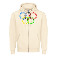 Sandshell winter olympics Zipper Hoodie - artisFamous