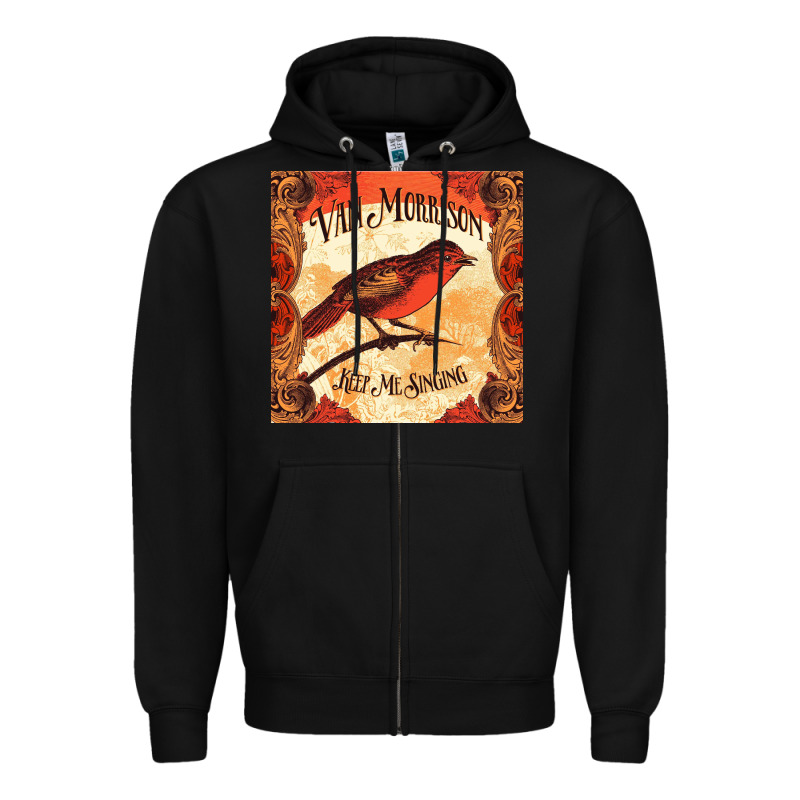 Van Morrison Music Zipper Hoodie by artisFamous | Teevron