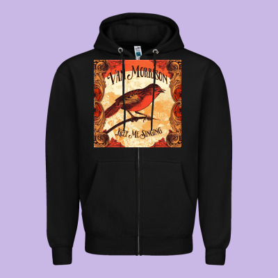 Van Morrison Music Zipper Hoodie Designed By Artisfamous
