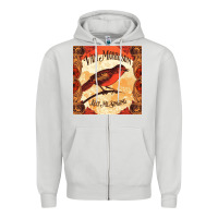Dove Grey Van Morrison Music Zipper Hoodie - artisFamous