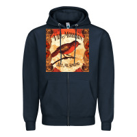 Navy Van Morrison Music Zipper Hoodie - artisFamous