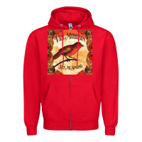 Red Van Morrison Music Zipper Hoodie - artisFamous
