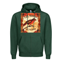 Sports Green Van Morrison Music Zipper Hoodie - artisFamous