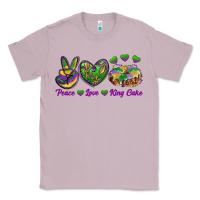 Lilac peace love mardi gras king cake Classic Tee - RanaPortraitStore