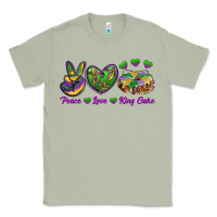 Matcha peace love mardi gras king cake Classic Tee - RanaPortraitStore