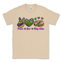 Mushroom peace love mardi gras king cake Classic Tee - RanaPortraitStore