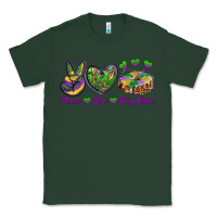 Sports Green peace love mardi gras king cake Classic Tee - RanaPortraitStore