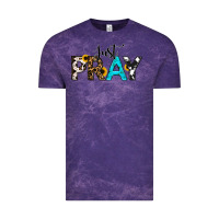Cloud Purple Just Pray Vintage Tee - RanaPortraitStore