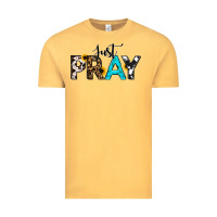 Vintage Mustard Just Pray Vintage Tee - RanaPortraitStore