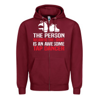 Burgundy awesome tap dancer shirt classic Zipper Hoodie - artisFamous