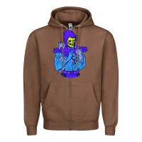 Chestnut skeletor's cat premium scoop csic las Zipper Hoodie - artisFamous