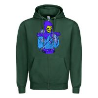 Sports Green skeletor's cat premium scoop csic las Zipper Hoodie - artisFamous
