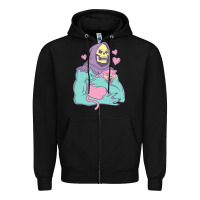 Black skeletor's cat premium scoop classic Zipper Hoodie - artisFamous