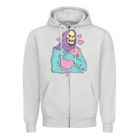 Dove Grey skeletor's cat premium scoop classic Zipper Hoodie - artisFamous