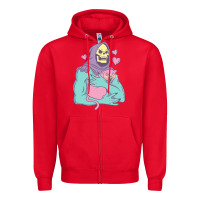 Red skeletor's cat premium scoop classic Zipper Hoodie - artisFamous